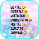 Wochentage Bilder aplikacja