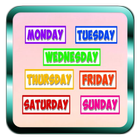 Days of the Week Images icône