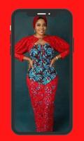 Poster Ankara and Lace Combo Styles
