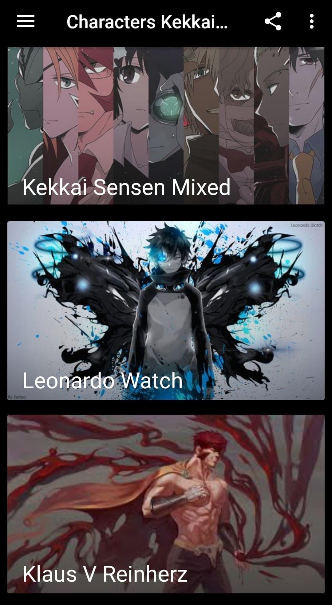HD wallpaper: Kekkai Sensen, fan art, anime, Leonardo Watch