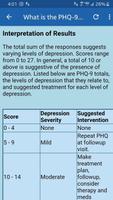 Depression Screening Tool: PHQ screenshot 2