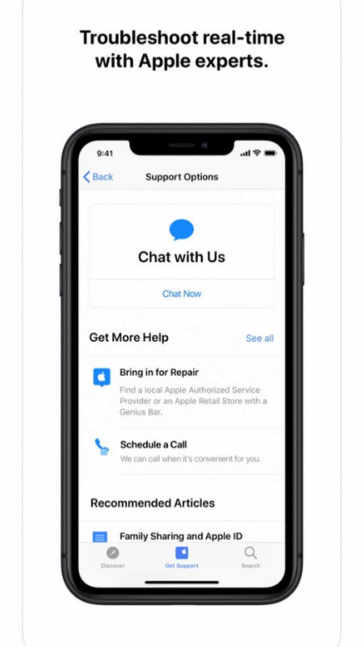 Apple online chat