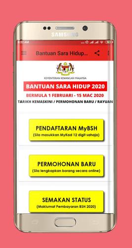 Semakan Bantuan Sara Hidup Terkini For Android Apk Download