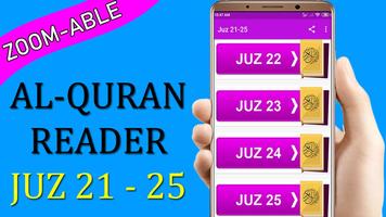 AL-QURAN Reader OFFLINE Per Juz (21 - 25) Plakat