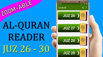 AL-QURAN Reader OFFLINE Per Juz (26 - 30) Cartaz