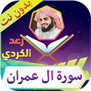 سورة ال عمران رعد الكردي بدون نت APK
