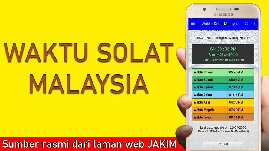 Waktu Solat Jakim Malaysia For Android Apk Download