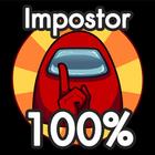 Among Us 100% Impostor Cheat Trick Tips KILL icône