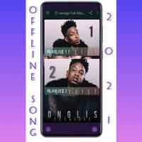 21 Savage Offline Song 2021 Full Album screenshot 1