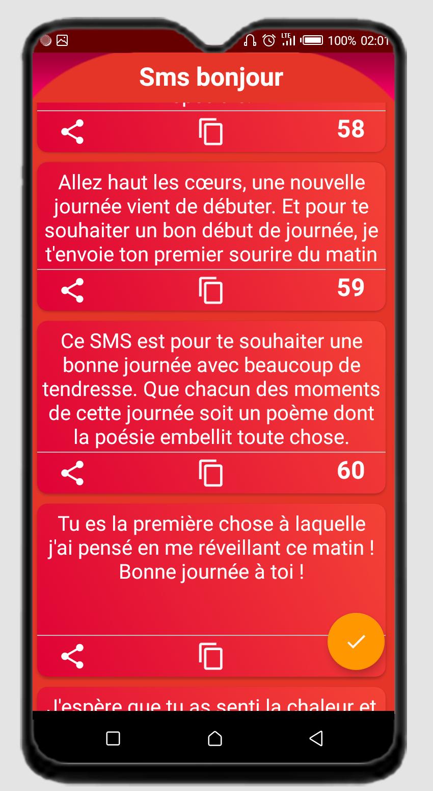 Sms Bonjeur Et Lettre D Amour For Android Apk Download