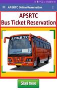 Online Bus Ticket Reservation APSRTC Affiche