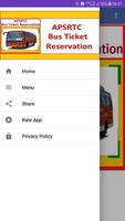 Online Bus Ticket Reservation APSRTC capture d'écran 1