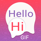 Hi Hello GIF icon