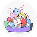 Cute BT21 wallpapers HD For BTS FanArts APK