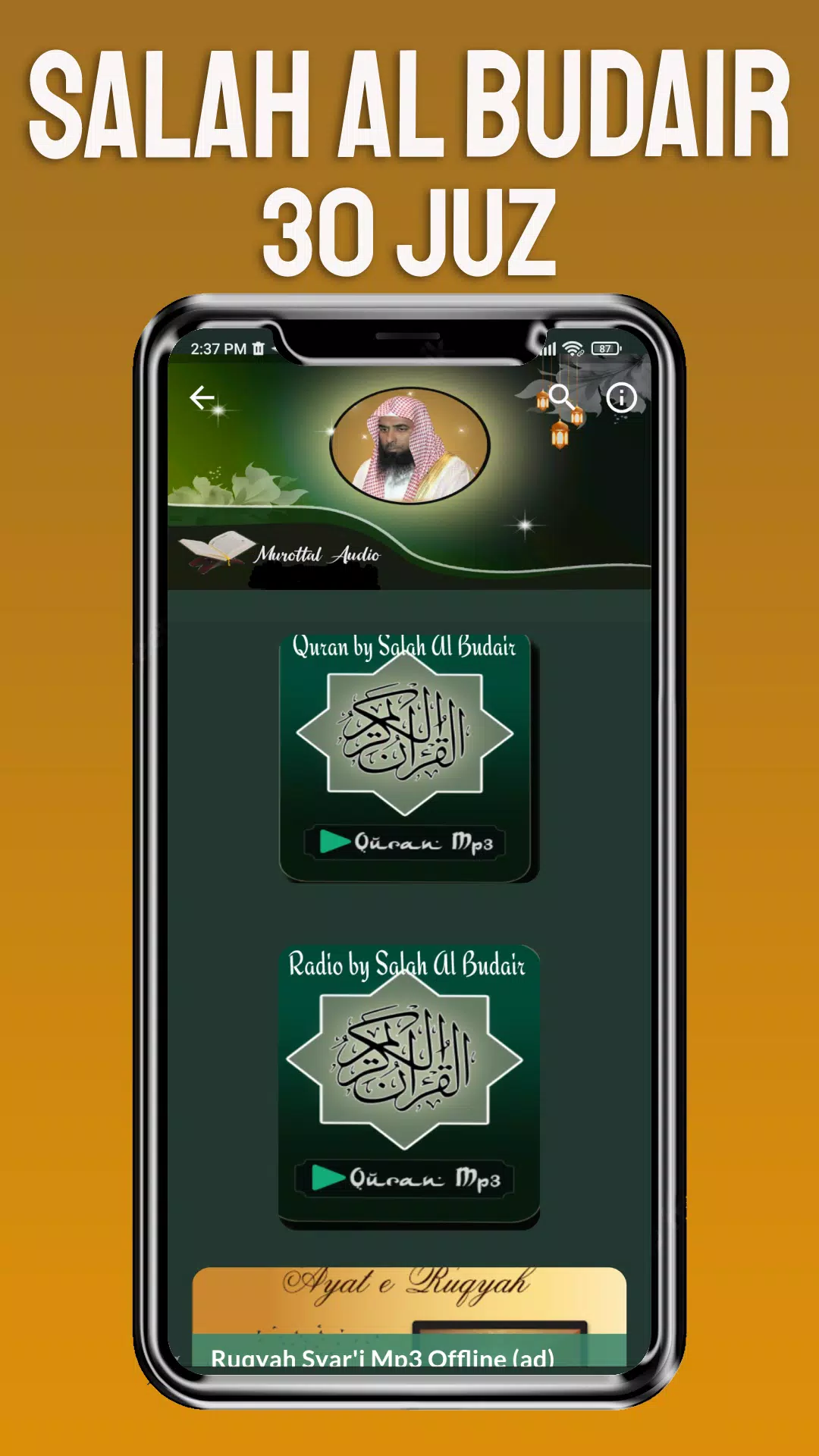 Quran by Salah Al Budair Mp3 APK for Android Download