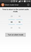 Silent mode timer الملصق