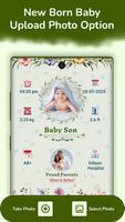New Born Baby Greeting Frames captura de pantalla 3