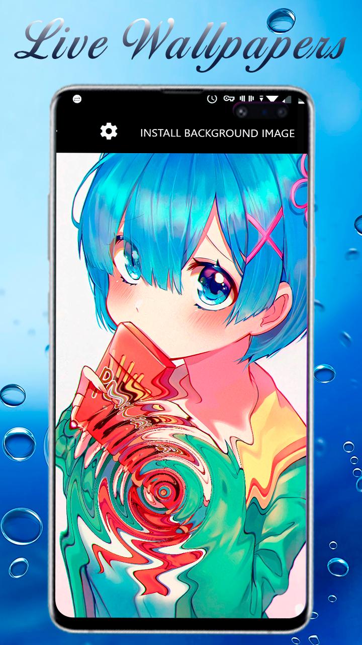 Rem Re Zero Cute Girly 4k Anime Live Wallpaper For Android Apk Download