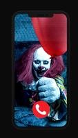 chat killer clown & video call Affiche