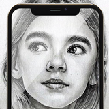 AR Drawing Realistic Face
