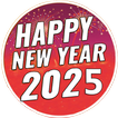 Happy New Year Stickers 2025-icoon