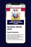 Semakan e-Kasih تصوير الشاشة 1