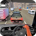 Drive in Car on Highway : Racing games icône