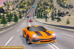 Drive in Car on Highway : Racing games ポスター