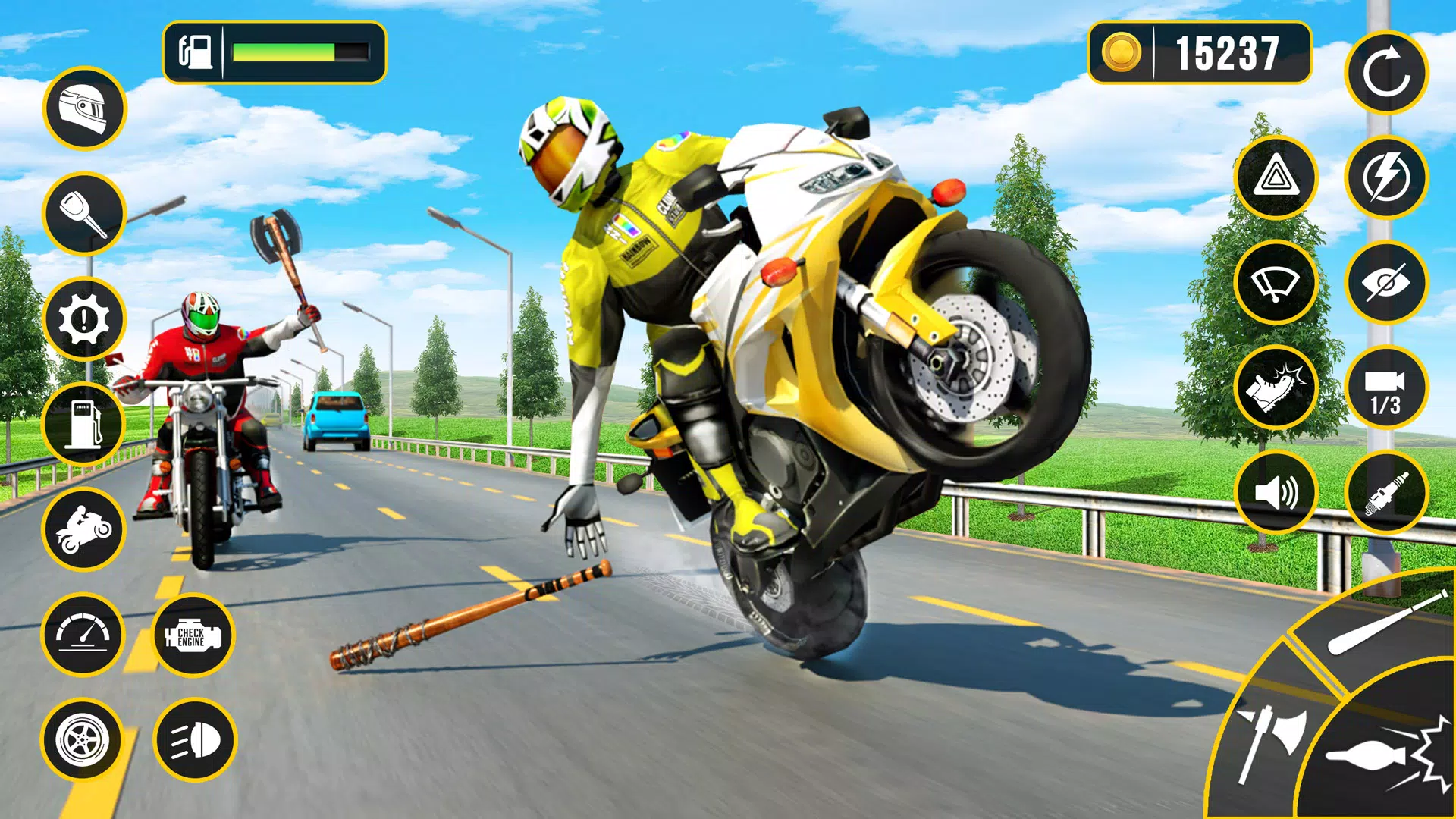 Jogo de Corrida de Moto Real Bike Racing Android Gameplay 