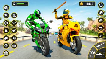 Moto Attack Race - Game Motor syot layar 1