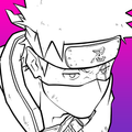 How to draw Kakashi