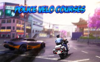 Police Moto Course Jeux: Police Jeux Affiche
