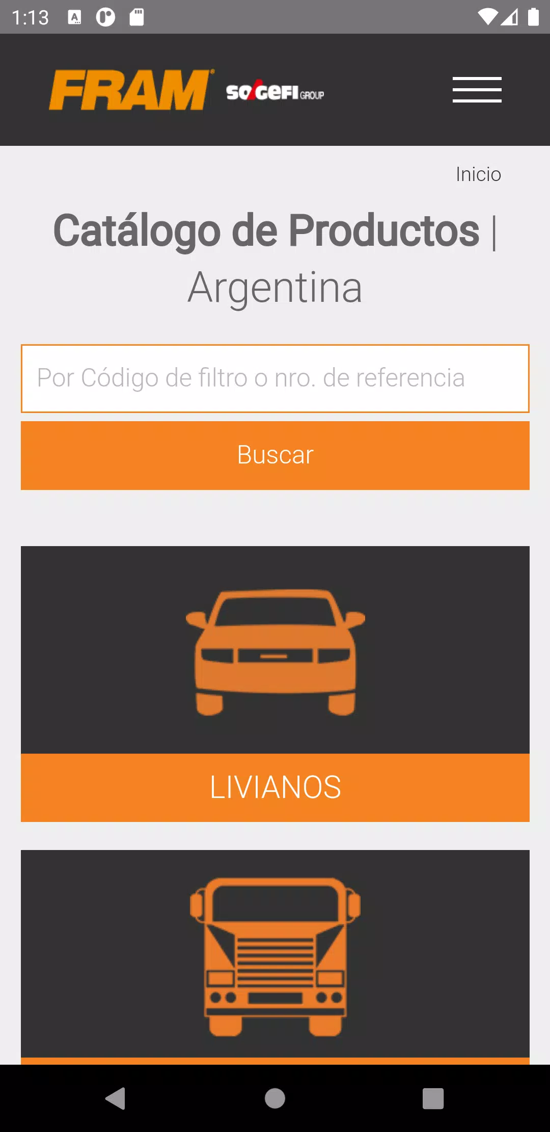 Catálogo de Filtros FRAM APK for Android Download