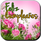 Feliz Cumpleaños Con Flores アイコン