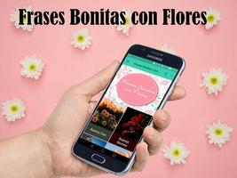 Frases Bonitas con Flores الملصق