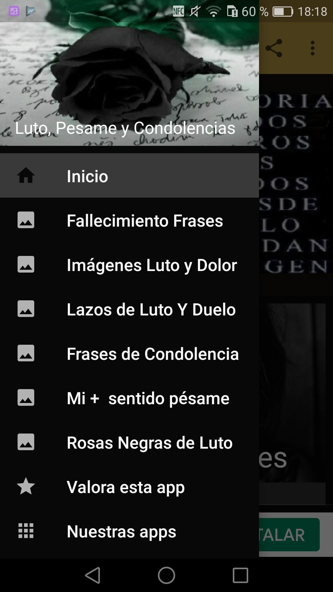 Tải xuống APK Luto, Pesame y Frases de Fallecimiento cho Android Tải xuống APK Luto, Pesame y Frases de Fallecimiento cho Android