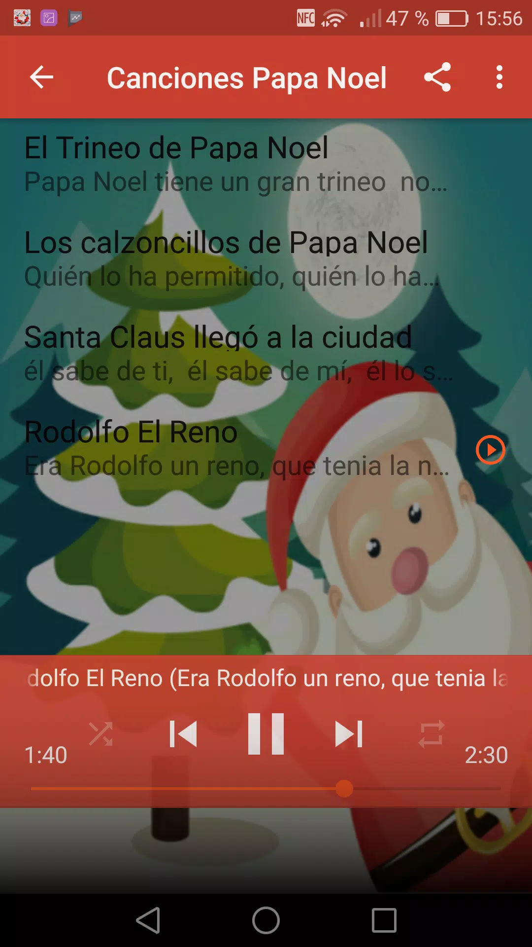 Descarga de APK de Santa Claus Wallpapers - Villancicos Papa Noel para  Android