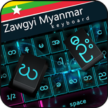 Zawgyi myanmar Keyboard Neon