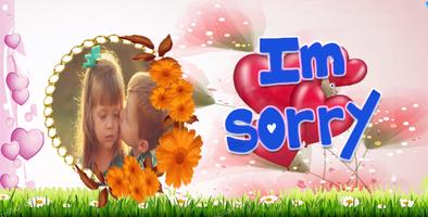 Sorry Photo Frame Affiche