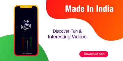 MOJ Tiktok App India : Moj Short Video App 2020 постер