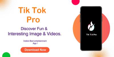 Tiktok Pro app 2020  : Tiktok pro new indian app Affiche