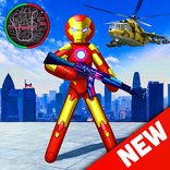 Battle Iron Stickman 3 Gangster Crime - Rope Hero