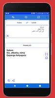 Uzbek to Arabic Translator Affiche