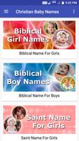 Christian Baby Name Collection Affiche