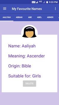 Christian Baby Name Collection 截图 1
