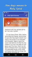 Holy Spirit Novena capture d'écran 2