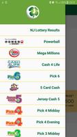 NJ Lottery Results โปสเตอร์