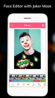 Photo Editor for Joker - Mask Face Changer App capture d'écran 1