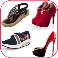 Women's shoes fashion trends poster