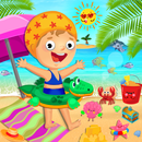 Pretend Play Beach Party: Summer Vacation Holiday APK